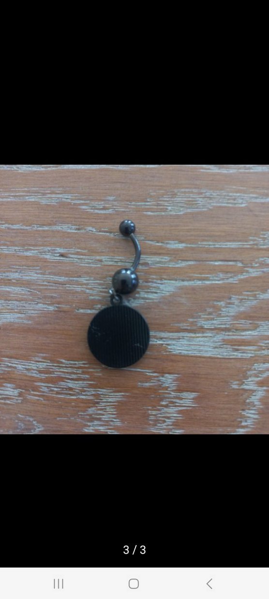 CERRAHİ ÇELİK GÖBEK PİERCİNG - Görsel 3