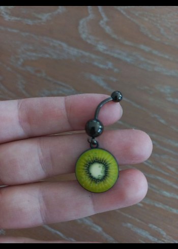 CERRAHİ ÇELİK GÖBEK PİERCİNG - Görsel 2