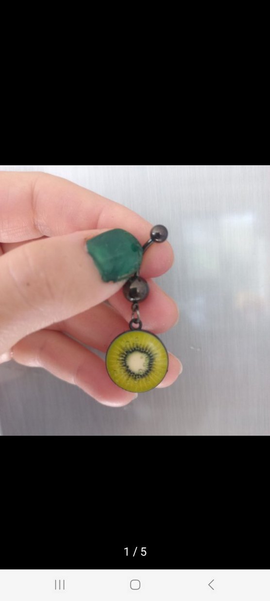 CERRAHİ ÇELİK GÖBEK PİERCİNG - Görsel 4