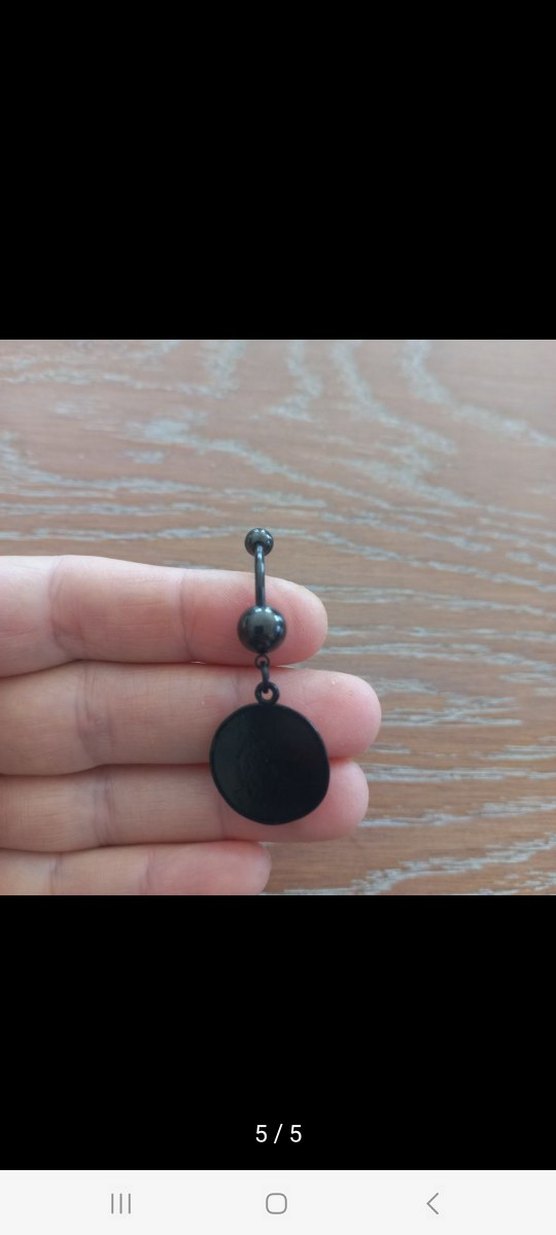 CERRAHİ ÇELİK GÖBEK PİERCİNG - Görsel 5