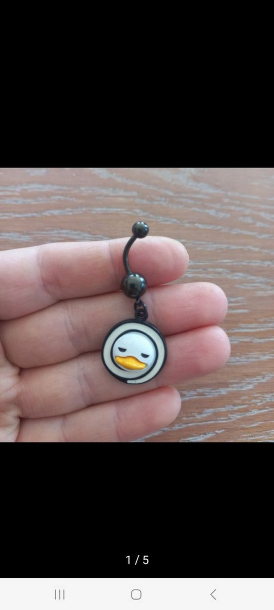 CERRAHİ ÇELİK GÖBEK PİERCİNG - Görsel 3