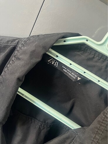 Zara Zara siyah crop gömlek