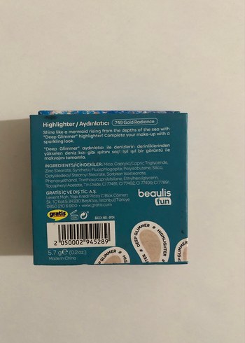 Beden Renk Beaulis Fun Deep Glimmer hıghlıghter Aydınlatıcı