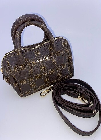 Vakko Mini Speedy Kahverengi Çanta