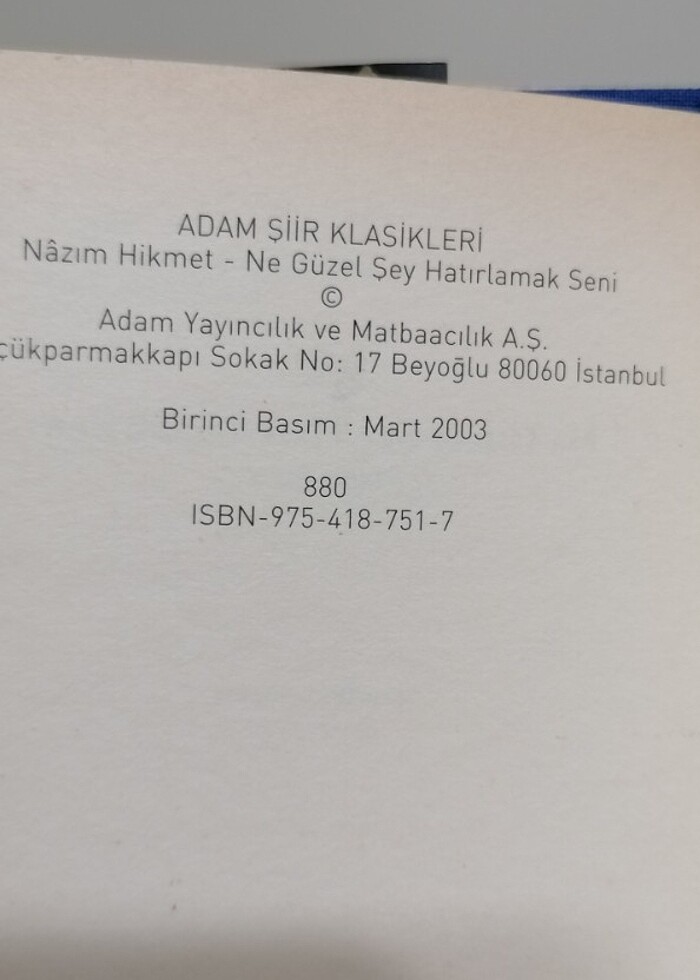 Nazım Hikmet En Güzel Şey Hatırlamak Seni  - Görsel 2