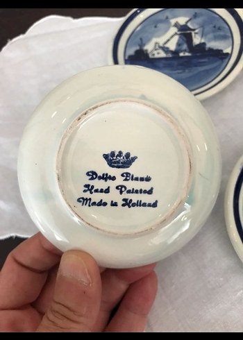 Antika Hollanda delfs lokumluk - Görsel 4