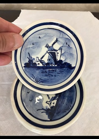 Antika Hollanda delfs lokumluk - Görsel 3