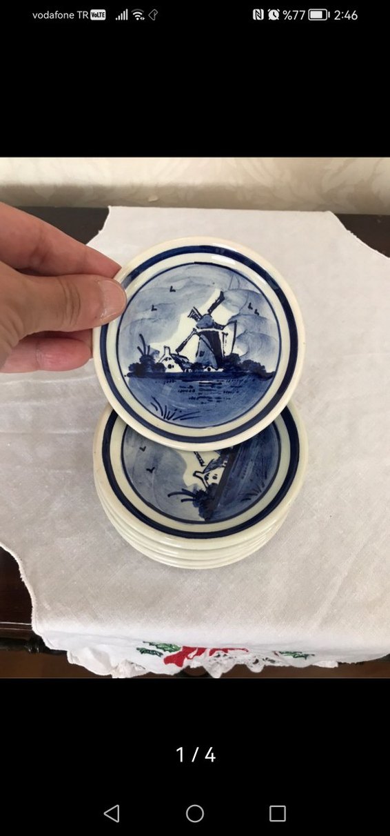 Antika Hollanda delfs lokumluk - Görsel 2