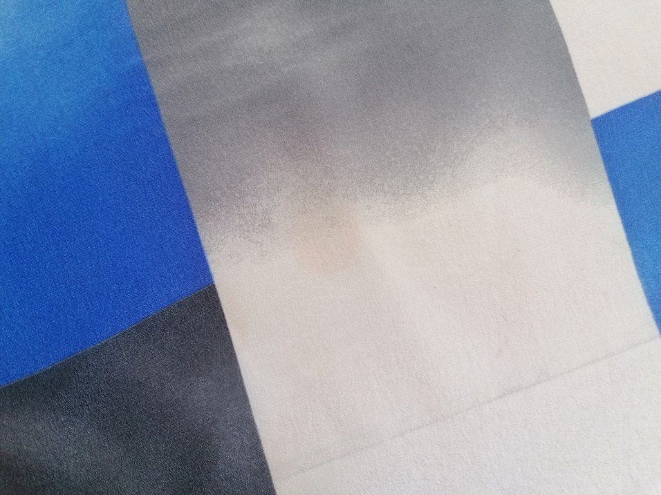 Vintage vakko %100 ipek Kadın Çok Renkli Modern Desenli eşarp - Görsel 4