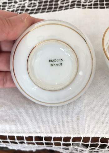Antika Fransız limoges sunumluk - Görsel 6