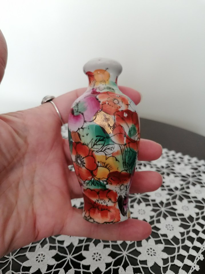 Minyatür el boyama vazo - Görsel 2