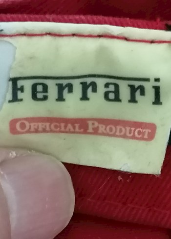 Kırmızı Ferrari Offıcıal Product Nakışlı Erkek Şapka - Görsel 8