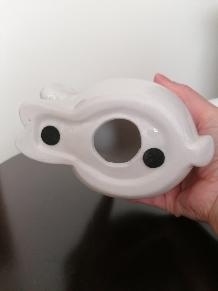 Beyaz Tavşan Figürleri biblo Seti - Görsel 5