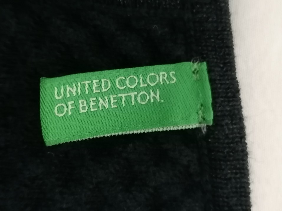 United colors of benetton lacivert kısa kollu Midi penye Elbise - Görsel 5