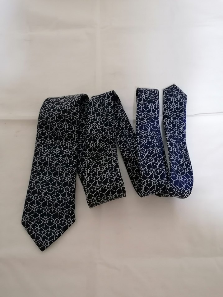 La'Pescara mikrofibrerli Geometrik Desenli Erkek Kravat - Görsel 4