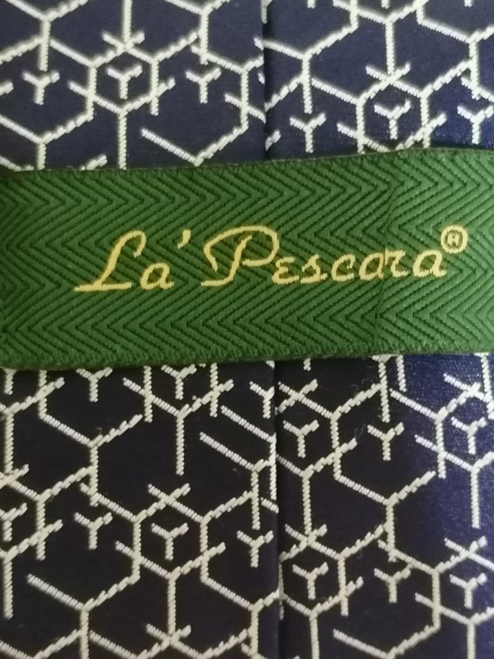 La'Pescara mikrofibrerli Geometrik Desenli Erkek Kravat - Görsel 5