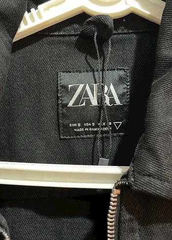 Siyah Denim Fermuarlı Erkek Ceket - Görsel 2