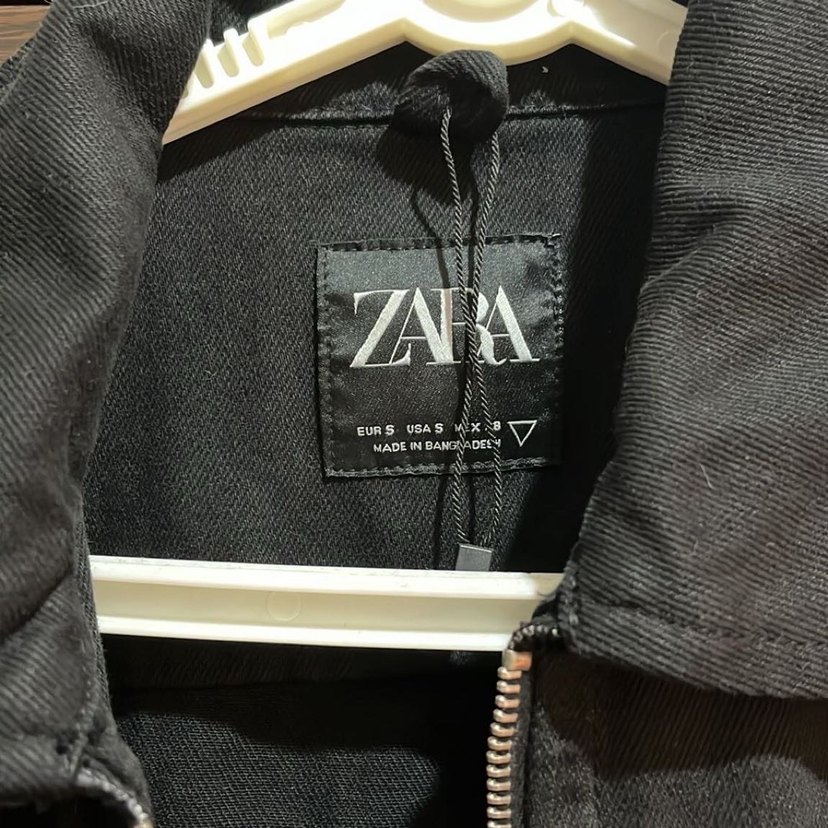 Siyah Denim Fermuarlı Erkek Ceket - Görsel 2