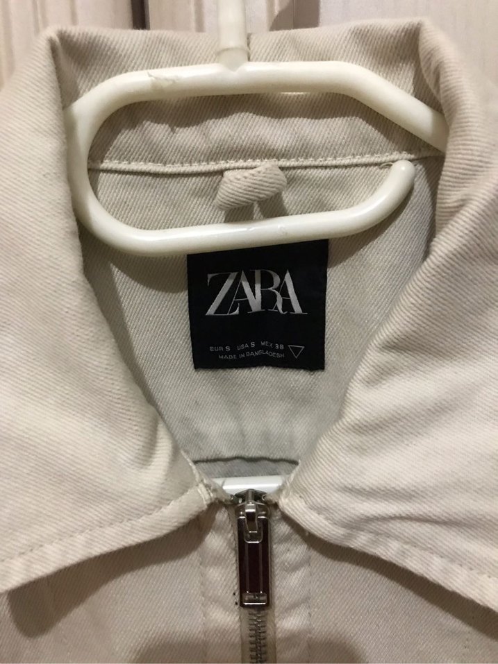 Beyaz Fermuarlı Zara Ceket - Görsel 2