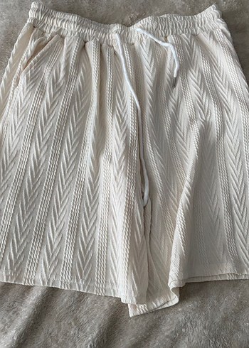 Düğmeli Beyaz Erkek Bohem Takım - Görsel 4