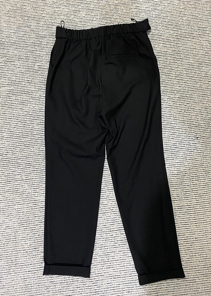 Siyah kumaş pantolon - Görsel 2