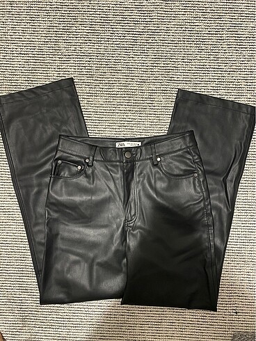 Zara ZARA Suni Deri Pantolon