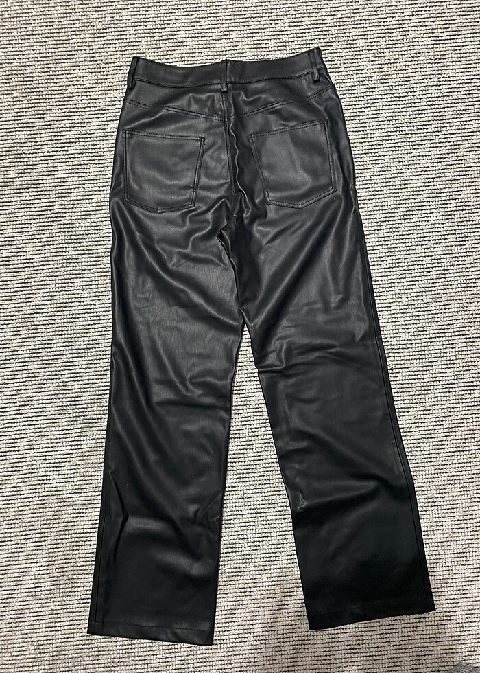ZARA Suni Deri Pantolon - Görsel 3
