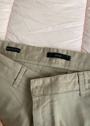 Erkek Kemerli bej Kumaş Pantolon - Görsel 3