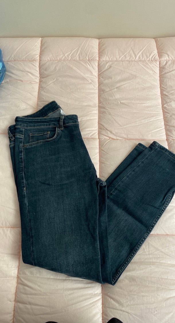 Lacivert erkek Denim Pantolon - Görsel 3