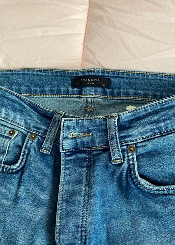 Mavi erkek Denim Pantolon - Görsel 3