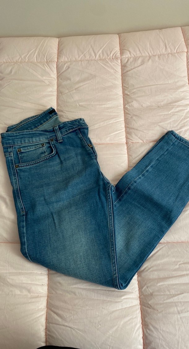 Mavi erkek Denim Pantolon - Görsel 2