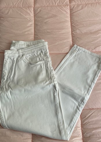 Beyaz erkek Pantolon - Görsel 2