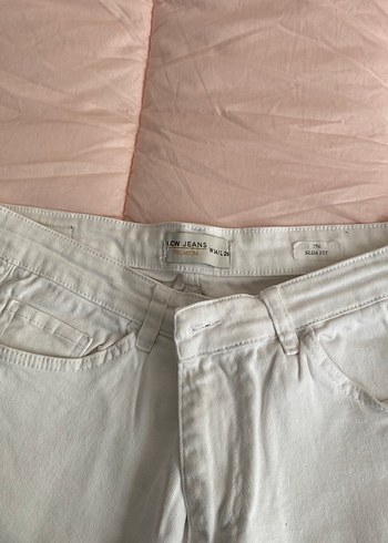 Beyaz erkek Pantolon - Görsel 3