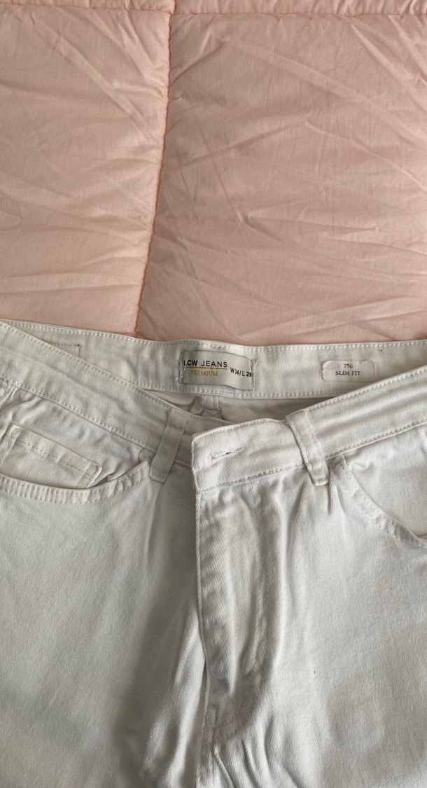 Beyaz erkek Pantolon - Görsel 3