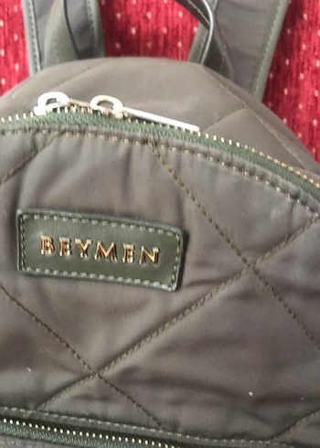 Beymen Collection Kadın Gri Fermuarlı Sırt Çantasıorjinal