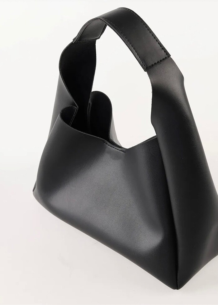 Yavrulu siyah baget çanta - Görsel 3