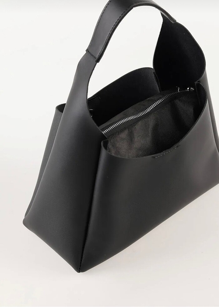 Yavrulu siyah baget çanta - Görsel 4