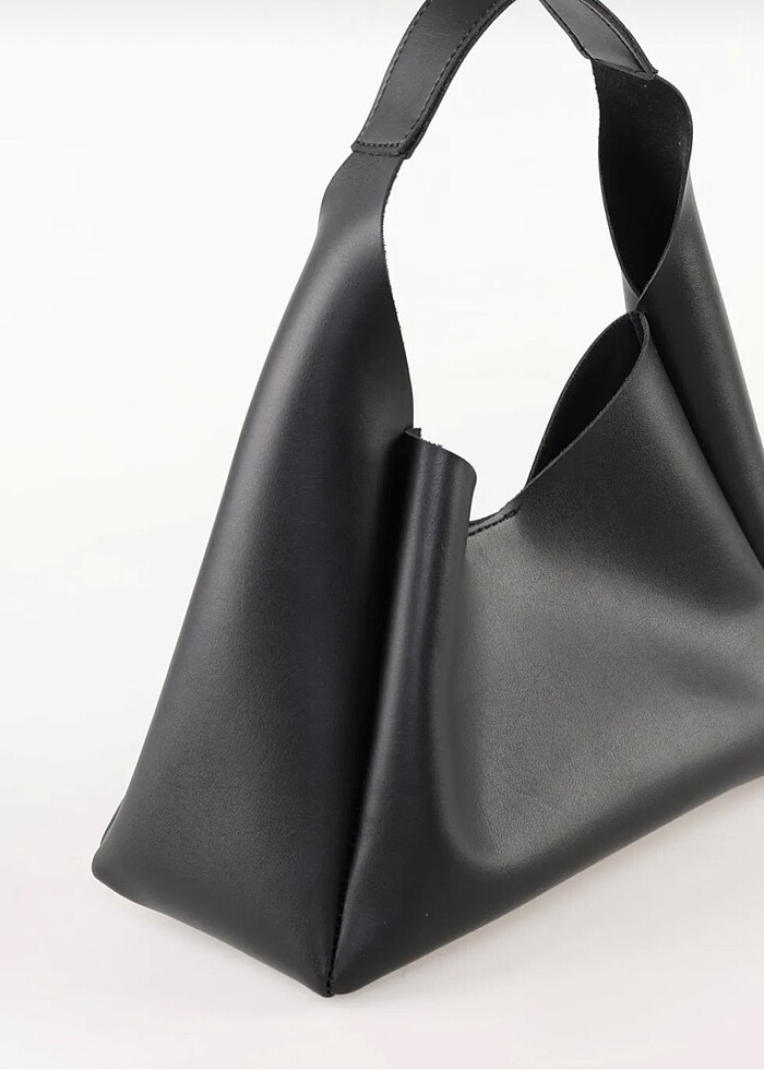 Yavrulu siyah baget çanta - Görsel 2