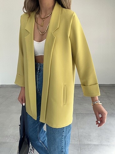 Astarsız blazer ceket