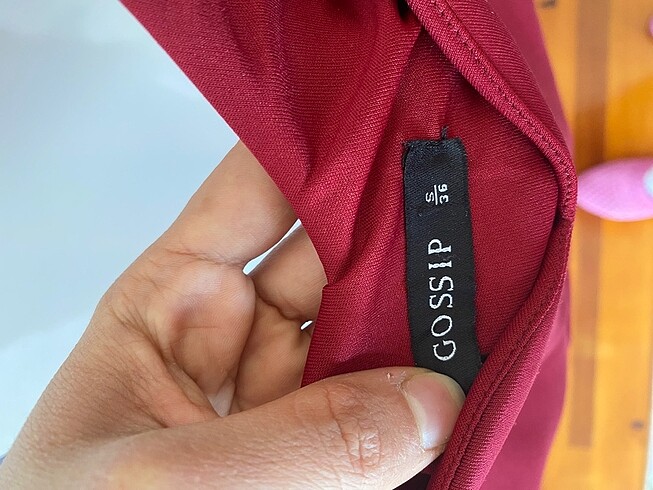 Diğer Bordo Elbise