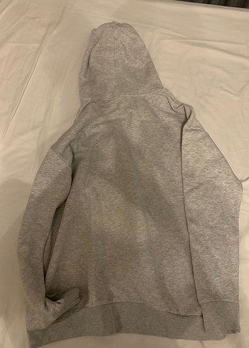 Kadın Gri Kapüşonlu Baskılı Sweatshirt - Görsel 2