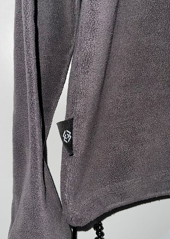 Gri Fermuarlı Erkek Polar Sweatshirt - Görsel 5