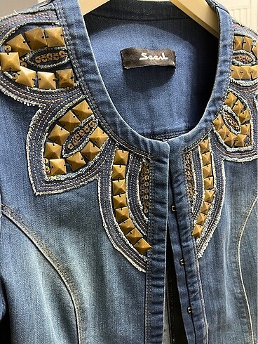 38 Beden Seçil Store Jean Ceket