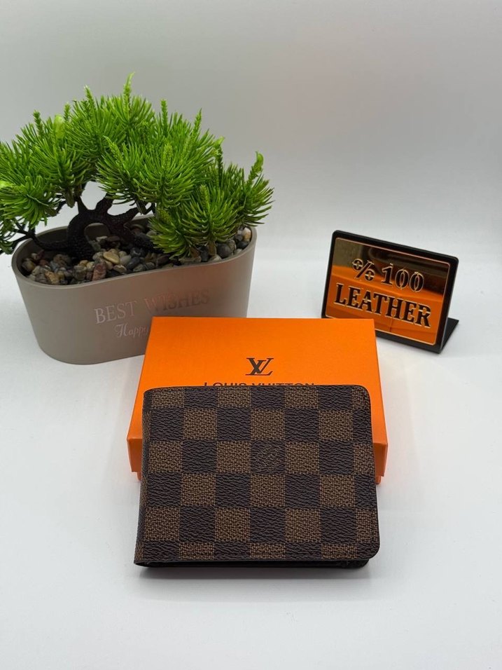 Kahverengi Baskılı Erkek Cüzdanı - Görsel 4