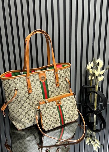 Kahverengi Deri Klasik Kadın Çantası - Görsel 5