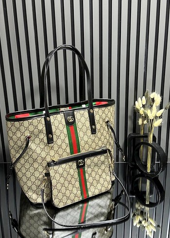 Kahverengi Deri Klasik Kadın Çantası - Görsel 4