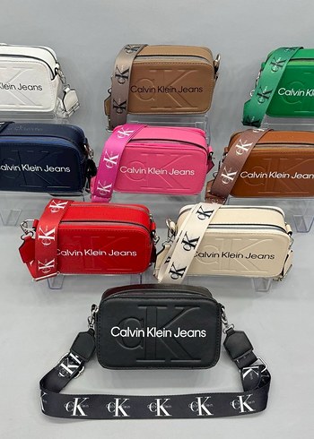 Koyu Mavi Calvin Klein Kot Kadın Çapraz Çanta - Görsel 10