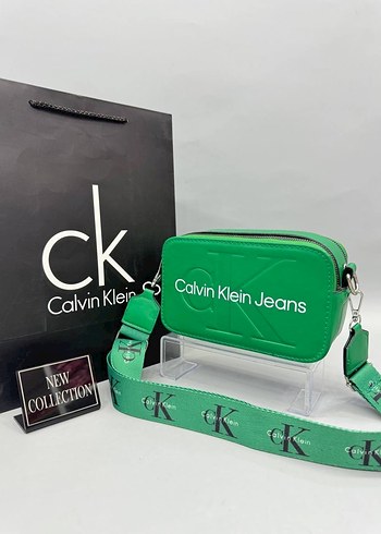 Koyu Mavi Calvin Klein Kot Kadın Çapraz Çanta - Görsel 2