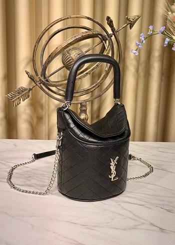 Zincir Detaylı Siyah Deri Kadın Çanta - Görsel 14