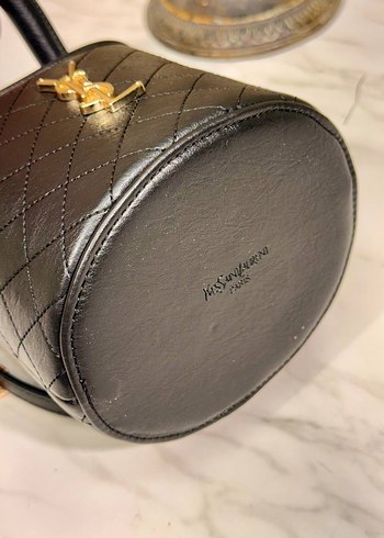 Zincir Detaylı Siyah Deri Kadın Çanta - Görsel 4